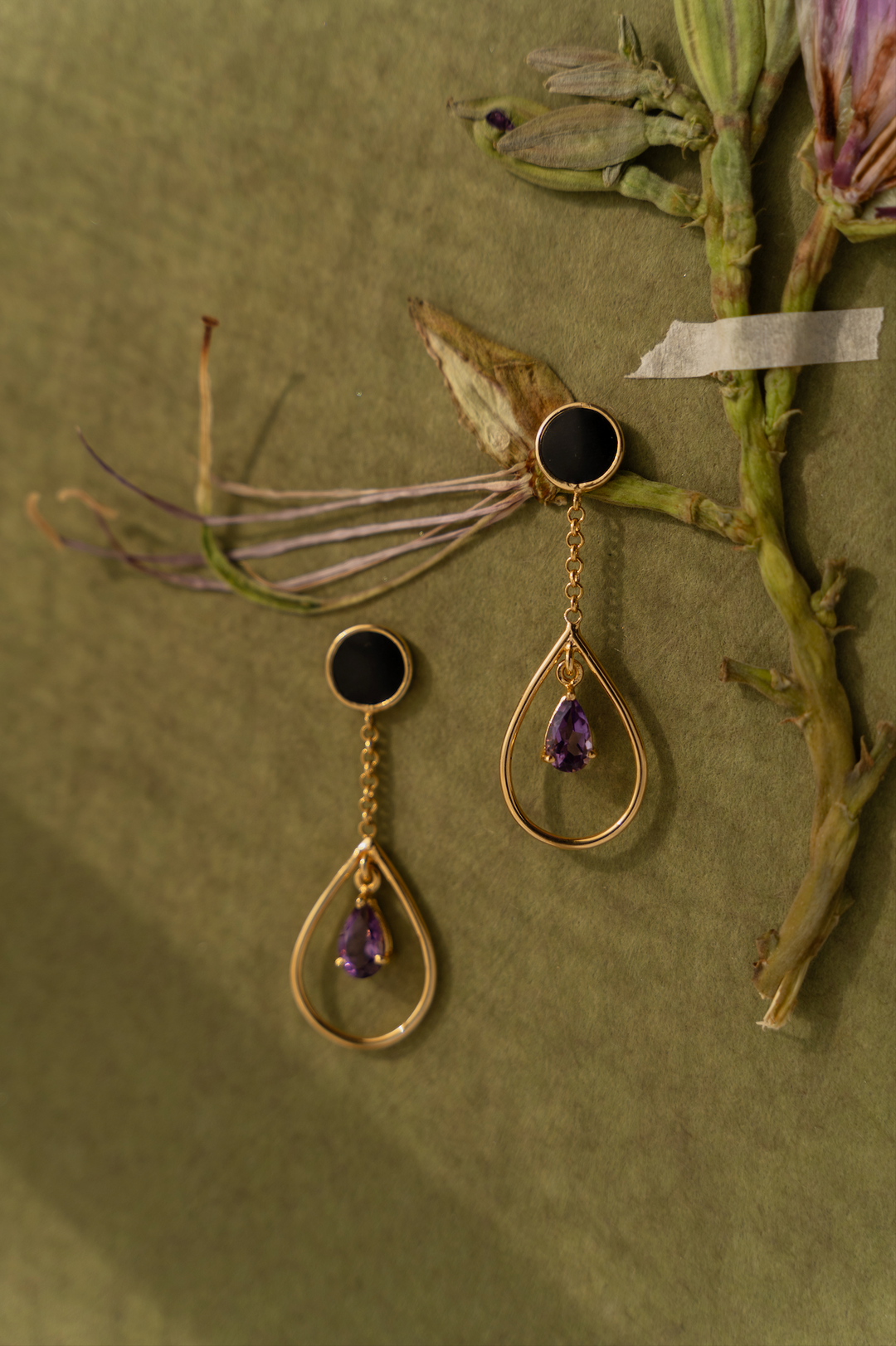Whispering Lilac Danglers