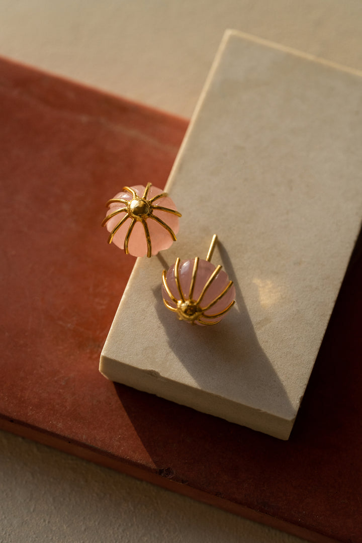 Spiders Kiss Rose Studs